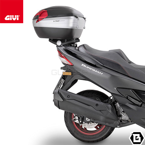 GIVI SR3115 キャリア スペシャルリアラック トップケース用／SUZUKI バーグマン 400 / SUZUKI スカイウェイブ 400専用