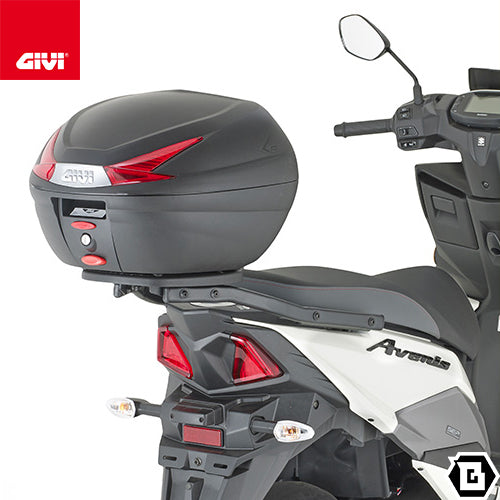 GIVI SR3124 キャリア スペシャルリアラック トップケース用（MONOLOCKベース別売）｜SUZUKI アヴェニス 125 対応