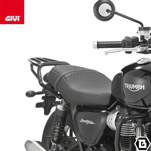 GIVI SR6407 キャリア スペシャルリアラック トップケース用／TRIUMPH スピードツイン 900 / TRIUMPH ストリートツイン 900専用