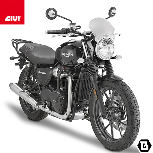 GIVI SR6407 キャリア スペシャルリアラック トップケース用／TRIUMPH スピードツイン 900 / TRIUMPH ストリートツイン 900専用