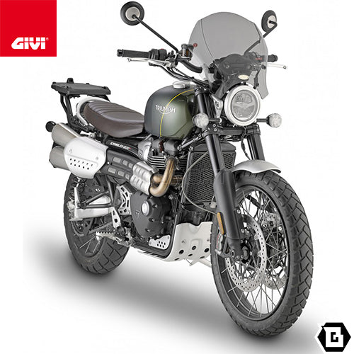 GIVI SR6416 キャリア スペシャルリアラック トップケース用／TRIUMPH スクランブラー 1200専用