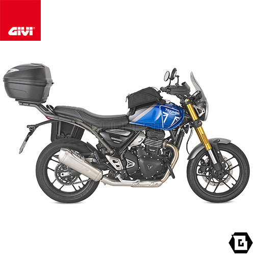 GIVI SR6424 キャリア スペシャルリアラック トップケース用／TRIUMPH スピード 400 / TRIUMPH スクランブラー 400 X専用