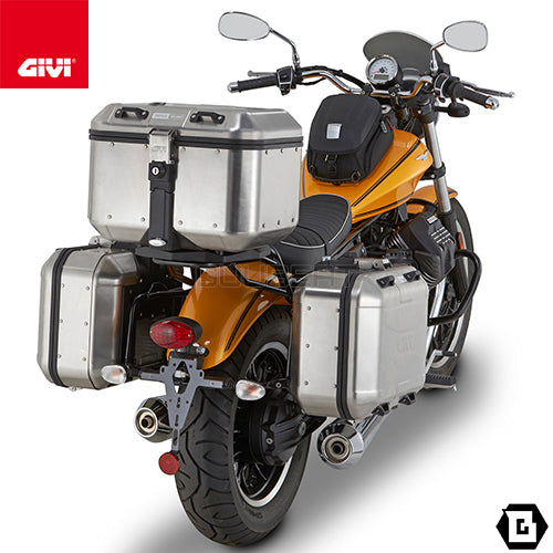 GIVI SR8202 キャリア スペシャルリアラック トップケース用 ／ MOTO GUZZI V9 ボバー / MOTO GUZZI V9 ローマー専用