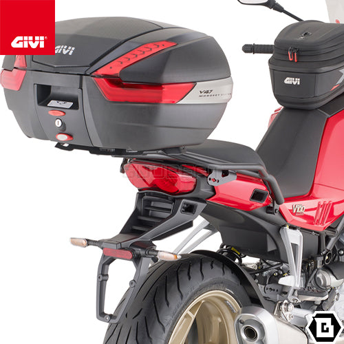 GIVI SR8207 キャリア スペシャルリアラック トップケース用／MOTO GUZZI V 100 マンデッロ専用