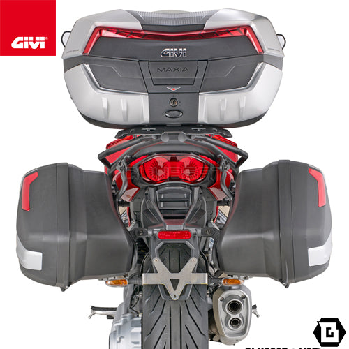 GIVI SR8207 キャリア スペシャルリアラック トップケース用／MOTO GUZZI V 100 マンデッロ専用