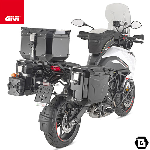 GIVI SR8719 キャリア スペシャルリアラック トップケース用（MONOKEY / MONOLOCKベース別売）｜BENELLI TRK 702 / TRK 702 X / QJ MOTOR SRT 700 SX 対応