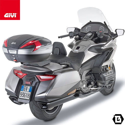 GIVI SRA1172 キャリア アルミニウム製 スペシャルリアラック モノキー ( MONOKEY ) トップケース用 ブラック／HONDA GL1800 ゴールドウィング専用