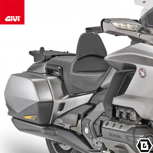 GIVI SRA1172 キャリア アルミニウム製 スペシャルリアラック モノキー ( MONOKEY ) トップケース用 ブラック／HONDA GL1800 ゴールドウィング専用