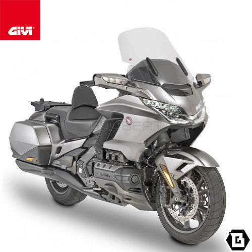 GIVI SRA1172 キャリア アルミニウム製 スペシャルリアラック モノキー ( MONOKEY ) トップケース用 ブラック／HONDA GL1800 ゴールドウィング専用