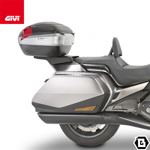 GIVI SRA1172 キャリア アルミニウム製 スペシャルリアラック モノキー ( MONOKEY ) トップケース用 ブラック／HONDA GL1800 ゴールドウィング専用