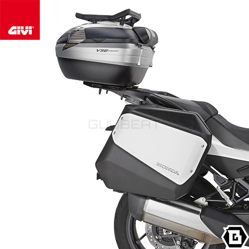 GIVI SRA1196 キャリア アルミニウム製 スペシャルリアラック モノキー ( MONOKEY ) トップケース用 ブラック／HONDA NT1100専用