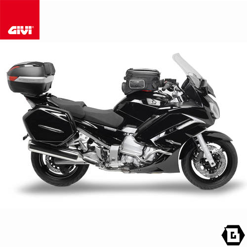 GIVI SRA2109 アルミニウム製 リアキャリア モノキー（MONOKEY）トップケース用 アルミニウム／YAMAHA FJR 1300専用