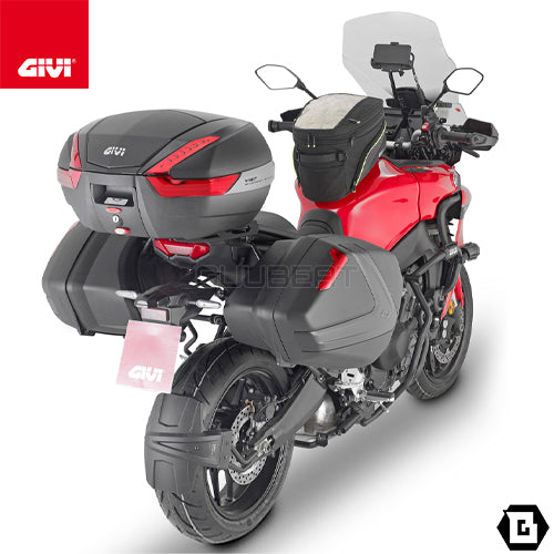 GIVI SRA2159 アルミニウム製 リアキャリア モノキー（MONOKEY）トップケース用 ブラック ／ YAMAHA トレーサー 9 / YAMAHA トレーサー 9 GT他専用