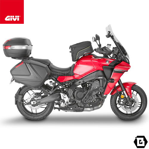 GIVI SRA2159 アルミニウム製 リアキャリア モノキー（MONOKEY）トップケース用 ブラック／YAMAHA トレーサー 9専用