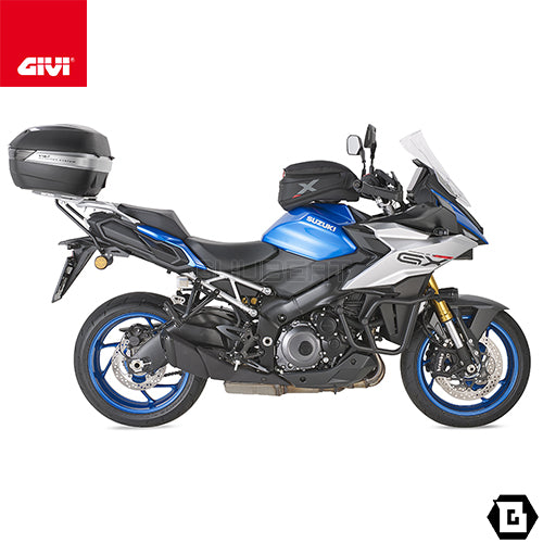 GIVI SRA3128 アルミニウム製 リアキャリア モノキー（MONOKEY）トップケース用 アルミニウム／SUZUKI GSX-S1000 GX専用