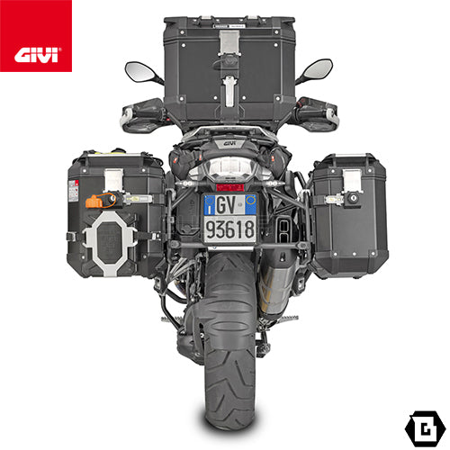 GIVI SRA5108 アルミニウム製 リアキャリア モノキー（MONOKEY）トップケース用 アルミニウム／BMW R 1250 GS専用