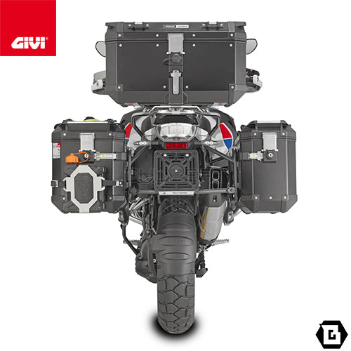 GIVI SRA5112 アルミニウム製 リアキャリア モノキー（MONOKEY）トップケース用 アルミニウム ／ BMW R 1250 GS ADVENTURE / BMW R 1200 GS ADVENTURE専用