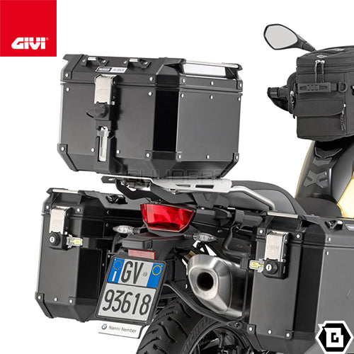 GIVI SRA5127 アルミニウム製 リアキャリア モノキー（MONOKEY）トップケース用 アルミニウム／BMW F 850 GS専用