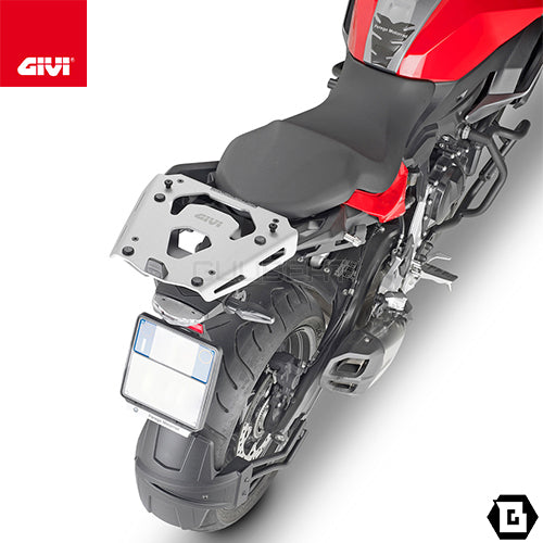 GIVI SRA5137 キャリア アルミニウム製 スペシャルリアラック モノキー ( MONOKEY ) トップケース用 アルミニウム／BMW F 900 XR / BMW F 900 R専用