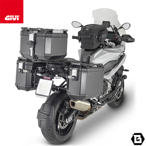 GIVI SRA5138B アルミニウム製 リアキャリア モノキー（MONOKEY）トップケース用 ブラック／BMW S 1000 XR専用