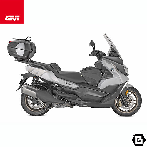 GIVI SRA5143 ブラック アルミベース一体型キャリア モノキー（MONOKEY）トップケース用｜BMW C 400 GT / C 400 X / R 1300 GS / R 1300 GS ADVENTURE  対応