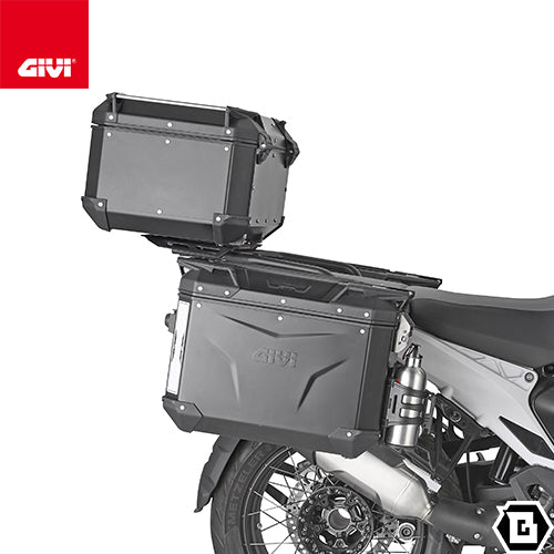 GIVI SRA5143 ブラック アルミベース一体型キャリア モノキー（MONOKEY）トップケース用｜BMW C 400 GT / C 400 X / R 1300 GS / R 1300 GS ADVENTURE  対応