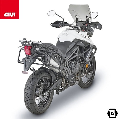 GIVI SRA6401 キャリア アルミニウム製 スペシャルリアラック モノキー ( MONOKEY ) トップケース用 アルミニウム／TRIUMPH タイガー 800 XC / TRIUMPH タイガー 800 XR / TRIUMPH タイガー 800 / TRIUMPH タイガー 800 XC / TRIUMPH タイガー 800 XR専用