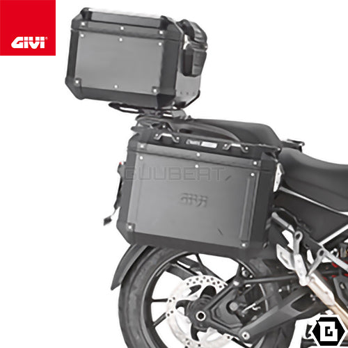 GIVI SRA6422 アルミニウム製 リアキャリア モノキー（MONOKEY）トップケース用 ブラック／TRIUMPH タイガー 1200 GT専用