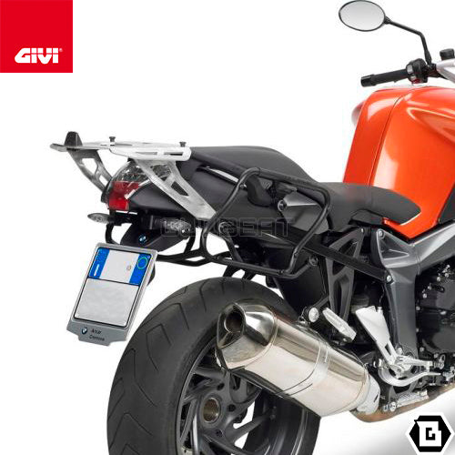 GIVI SRA690 アルミニウム製 リアキャリア モノキー（MONOKEY）トップケース用 アルミニウム ／ BMW K 1300 R / BMW K 1200 R専用