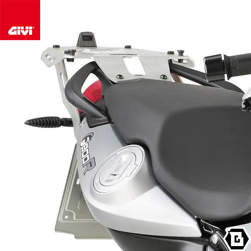 GIVI SRA691 アルミニウム製 リアキャリア モノキー（MONOKEY）トップケース用 アルミニウム／BMW F 800 R専用