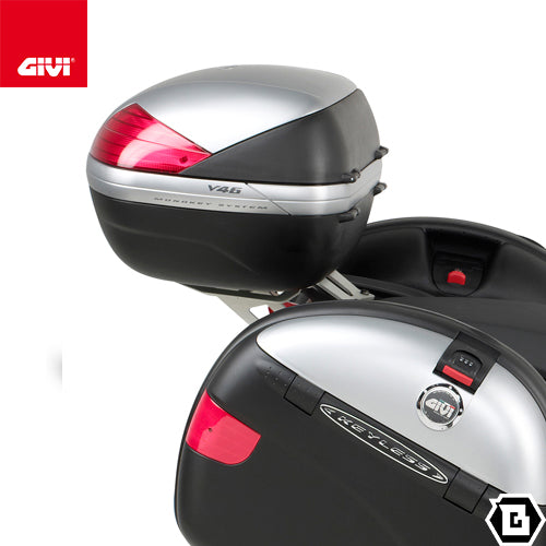 GIVI SRA691 アルミニウム製 リアキャリア モノキー（MONOKEY）トップケース用 アルミニウム／BMW F 800 R専用