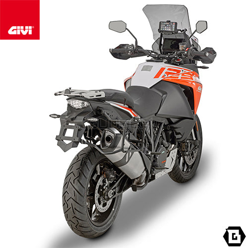 GIVI SRA7703 アルミニウム製 リアキャリア モノキー（MONOKEY）トップケース用 アルミニウム／KTM 1290 スーパーアドベンチャー R専用