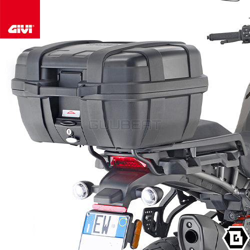 GIVI SRA8400 アルミニウム製 リアキャリア モノキー（MONOKEY）トップケース用 ブラック／HARLEY DAVIDSON パンアメリカン 1250専用