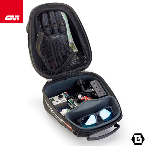 GIVI ST605B タンクバッグ タンクロック ED ( TANKLOCK ED )  キー付き 15L容量 ブラック