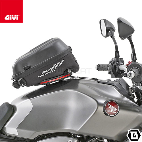 GIVI ST605B タンクバッグ タンクロック ED ( TANKLOCK ED )  キー付き 15L容量 ブラック