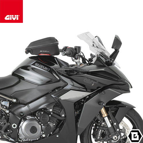 GIVI ST605C タンクバッグ タンクロック ED ( TANKLOCK ED )  キー付き 15L容量 ブラック