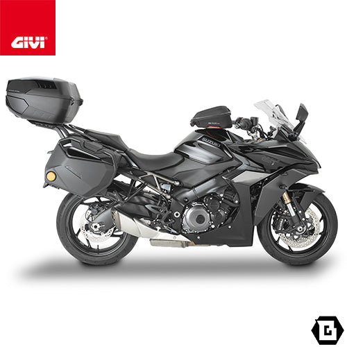GIVI ST605+ タンクバッグ TanklockED対応 キー付き 5L 防水仕様｜反射プリント付 スマホホルダー・レインカバー付