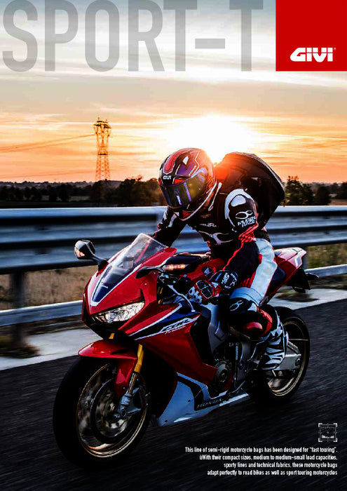 GIVI ST605+ タンクバッグ TanklockED対応 キー付き 5L 防水仕様｜反射プリント付 スマホホルダー・レインカバー付