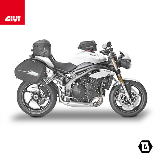 GIVI ST607+ シートバッグ 22L-26L可変容量 ブラック