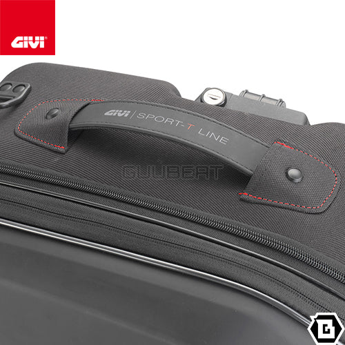 GIVI ST609 サイドバッグ イージーロック ( EASYLOCK ) 容量25L - 30L可変式 左右セット ブラック／KTM 125 デューク / KAWASAKI ヴェルシス 650 / KTM 390 デューク / TRIUMPH トライデント 660他専用