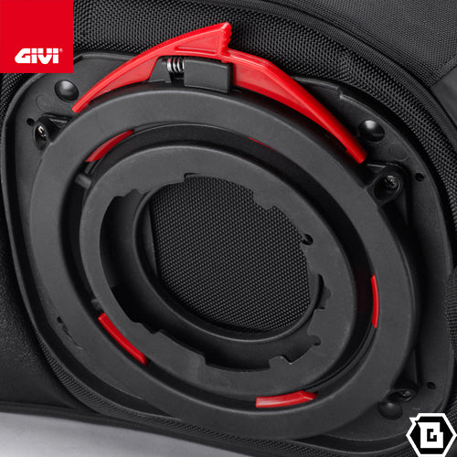GIVI ST610+ タンクバッグ TANKLOCK対応 6〜10L可変 コンパクトモデル｜Seatlock対応 防水レインカバー付