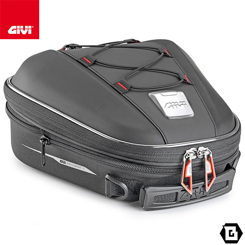 GIVI ST610+ タンクバッグ TANKLOCK対応 6〜10L可変 コンパクトモデル｜Seatlock対応 防水レインカバー付