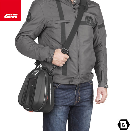 GIVI ST611+ タンクバッグ TANKLOCK対応 6L 防水仕様｜スマホ収納付 レインカバー・反射プリント付