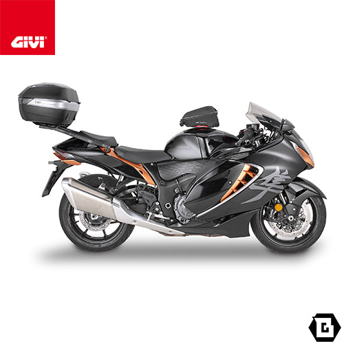 GIVI ST611+ タンクバッグ TANKLOCK対応 6L 防水仕様｜スマホ収納付 レインカバー・反射プリント付
