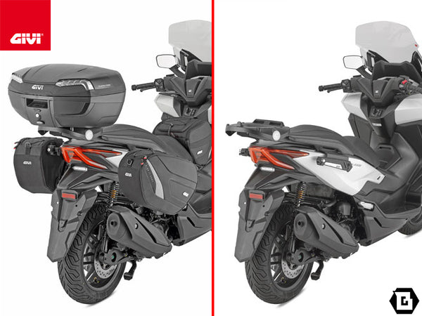 GIVI STL1166 サイドバッグホルダー STELTHシステム 左右セット EASY12L / EASY12R専用｜HONDA フォルツァ350 / フォルツァ250 / フォルツァ125 対応