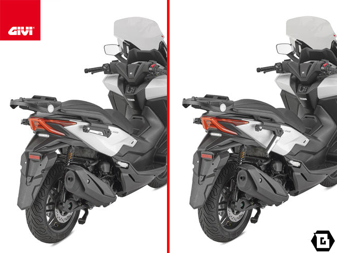 GIVI STL1166 サイドバッグホルダー STELTHシステム 左右セット EASY12L / EASY12R専用｜HONDA フォルツァ350 / フォルツァ250 / フォルツァ125 対応