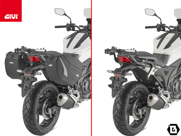 GIVI STL1192 サイドバッグホルダー STELTHシステム 左右セット EASY12L / EASY12R専用｜HONDA NC750X 対応