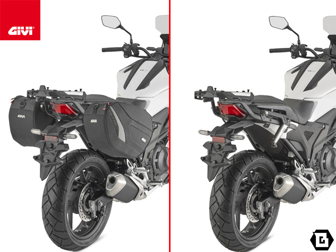 GIVI STL1192 サイドバッグホルダー STELTHシステム 左右セット EASY12L / EASY12R専用｜HONDA NC750X 対応