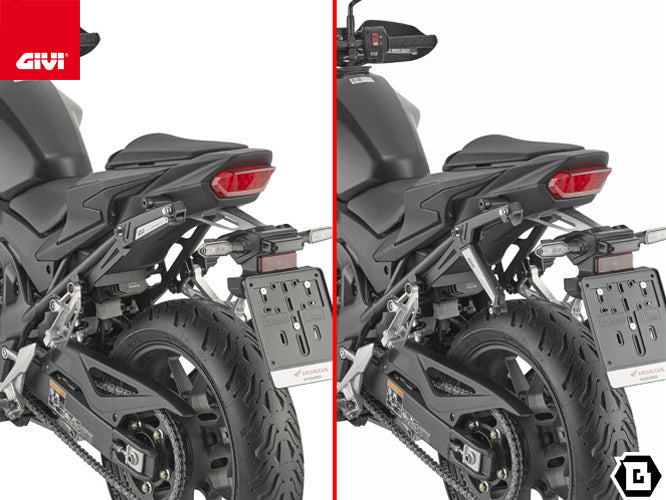 GIVI STL1200 STELTH サイドバッグホルダー STELTHシステム 左側専用 EASY12L専用 EASY12L｜HONDA CB750 ホーネット 対応