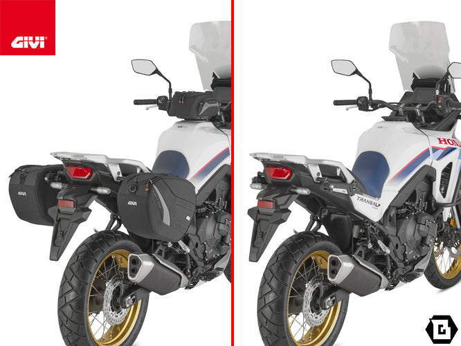 GIVI STL1201 サイドバッグホルダー STELTHシステム 左右セット EASY12L / EASY12R専用｜HONDA XL750 トランザルプ / XL750 トランザルプ E-CLUTCH 対応